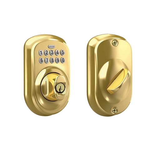 Schlage BE365 V PLY 505 Plymouth Keypad Deadbolt