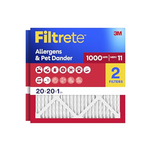 Filtrete 20x20x1 MERV 11 (2-Pack)