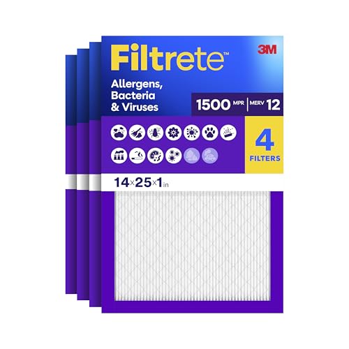 Filtrete 14x25x1 MERV 12 (4-pack)