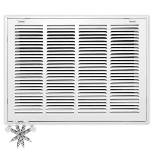 HVAC Premium 20" X 12" Steel Return Air Filter Grille