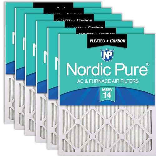 Nordic Pure MERV 14 Plus Carbon (6 Pack)