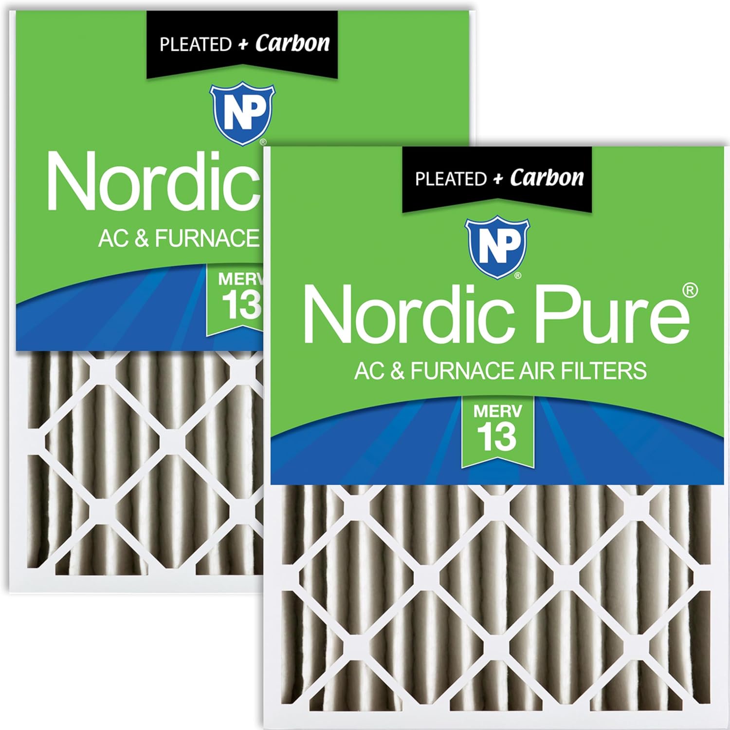 Nordic Pure 20x25x4 MERV 13 Plus Carbon