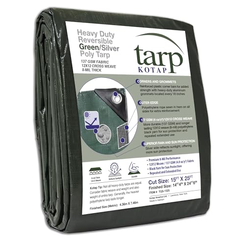 Kotap 15 x 25 Ft. Reversible Tarp