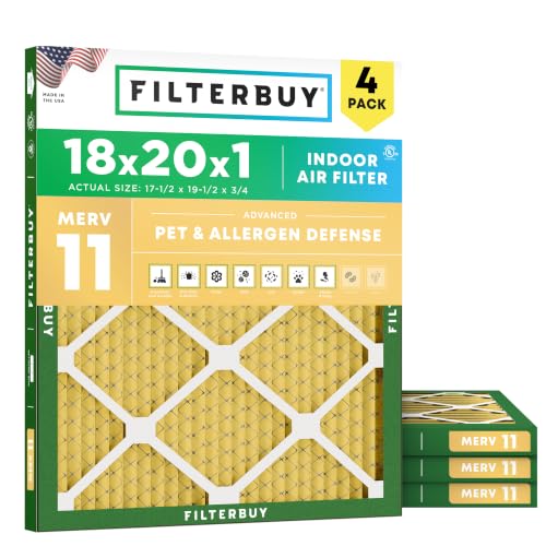 Filterbuy 18x20x1 (4-Pack)