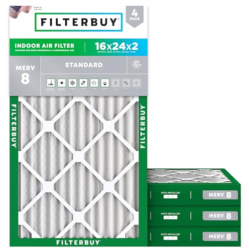 Filterbuy 16x24x2 MERV 8 (Budget Pick)