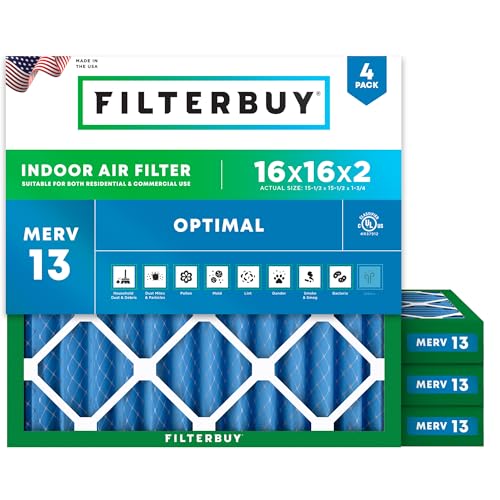Filterbuy 16x16x2 MERV 13 (Best Value)