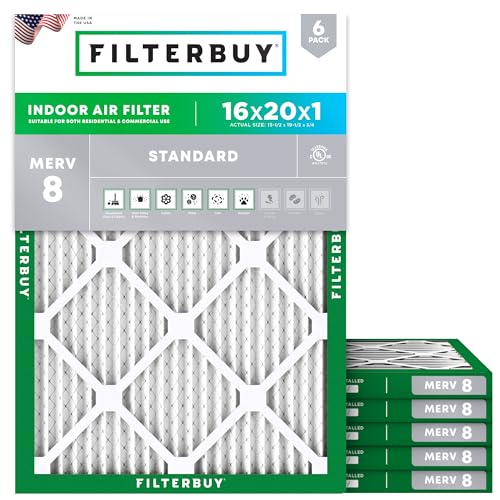 Filterbuy 16x20x1 (6-Pack)