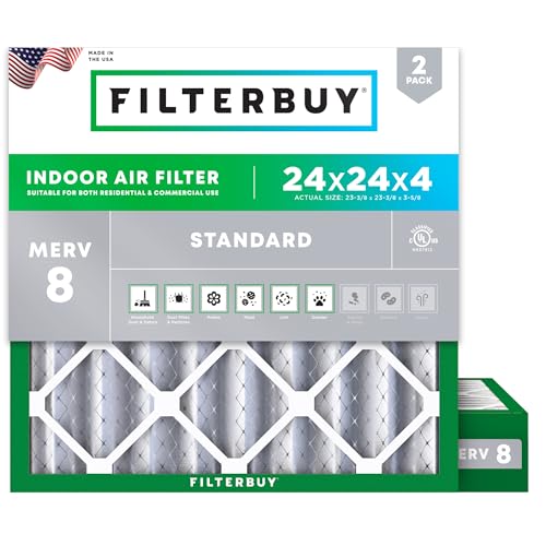 Filterbuy 24x24x4 MERV 8 (Most Reviewed)