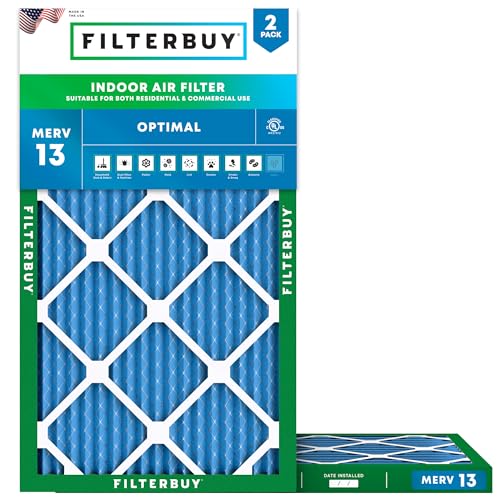 Filterbuy 8x30x1 MERV 13