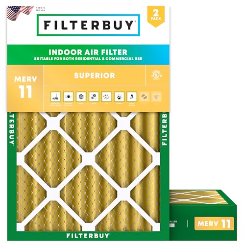 Filterbuy 14x20x4 MERV 11