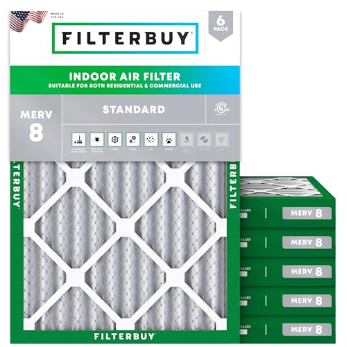 Filterbuy 24x30x2 MERV 8