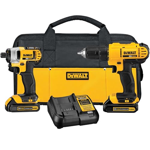 DEWALT 20V MAX Drill and Impact Driver Kit