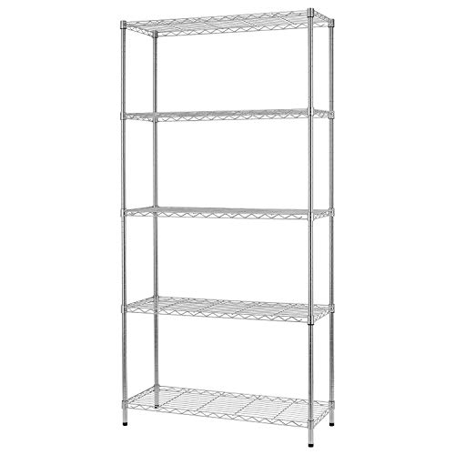 BestOffice 5-Tier Wire Storage Shelves