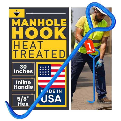 T&T Tools 30-Inch Manhole Hook