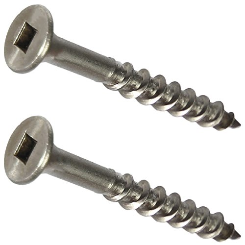 Fastenere Stainless Steel Deck Screws -316 Marine Grade #10 x 2-1/2"