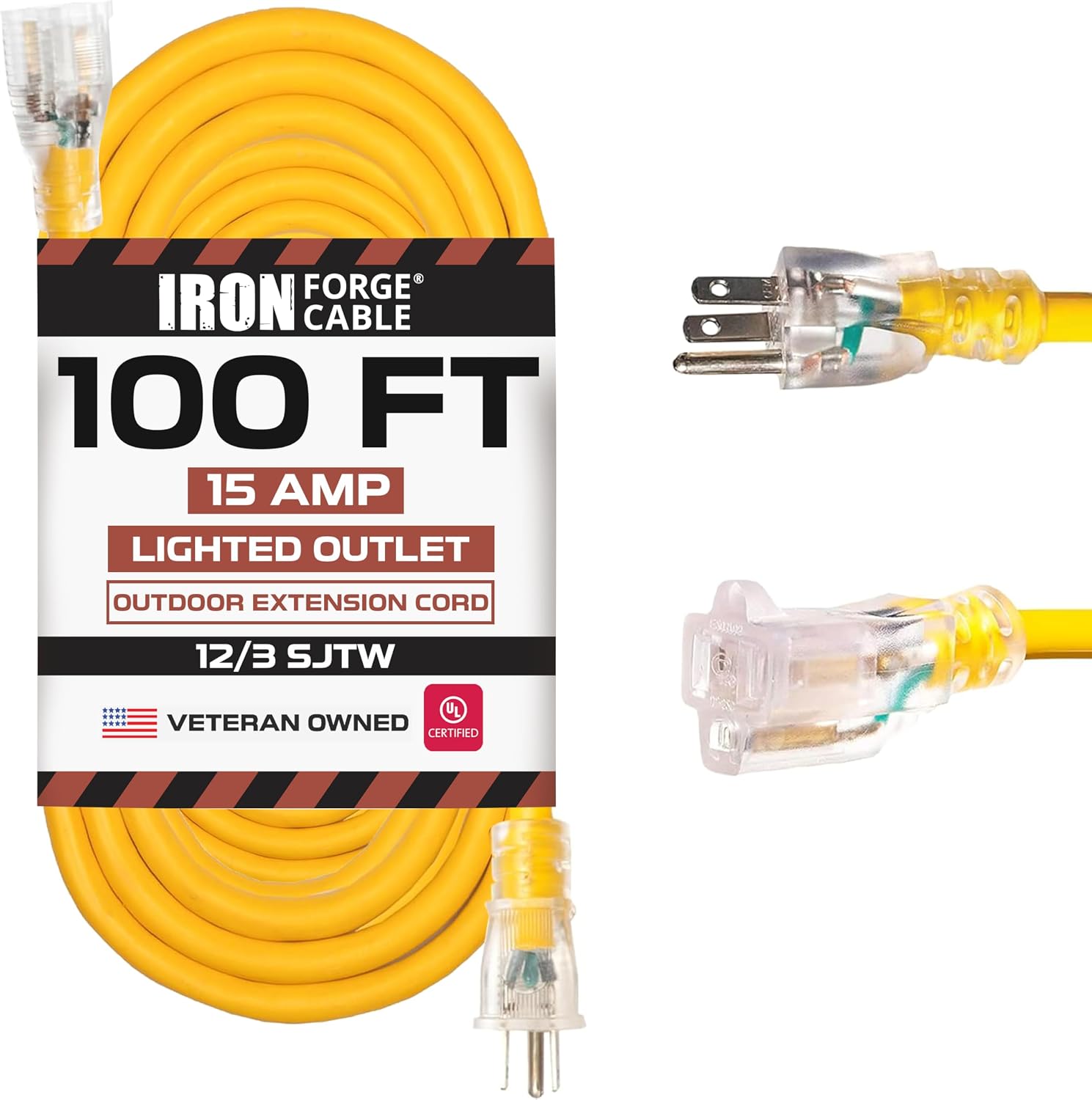 IRON FORGE CABLE 100 FT 12/3