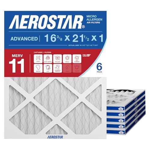 Aerostar 16.375x21.5x1 MERV 11 (6-Pack)