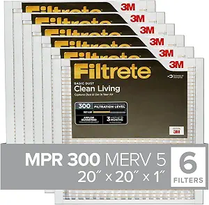 Filtrete 20x20x1 MERV 5