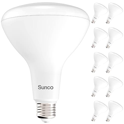 Sunco BR40 10 Pack BR40 LED Light Bulbs