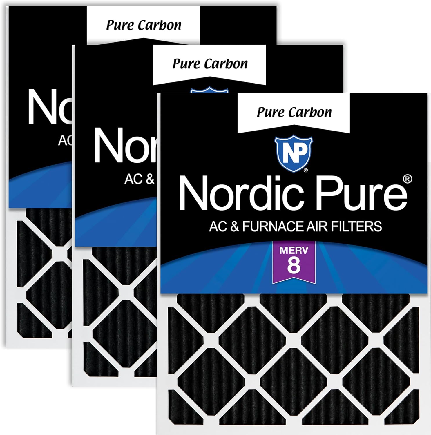 Nordic Pure 16x25x1 Pure Carbon