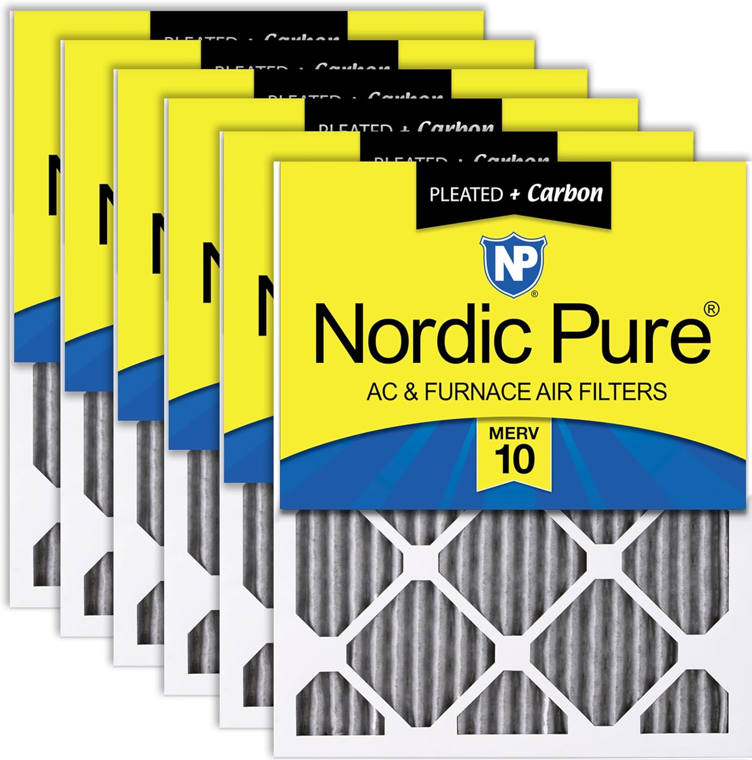 Nordic Pure MERV 10 Pleated Plus Carbon