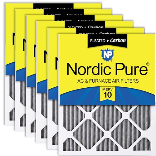 Nordic Pure 20x20x1 MERV 10 + Carbon