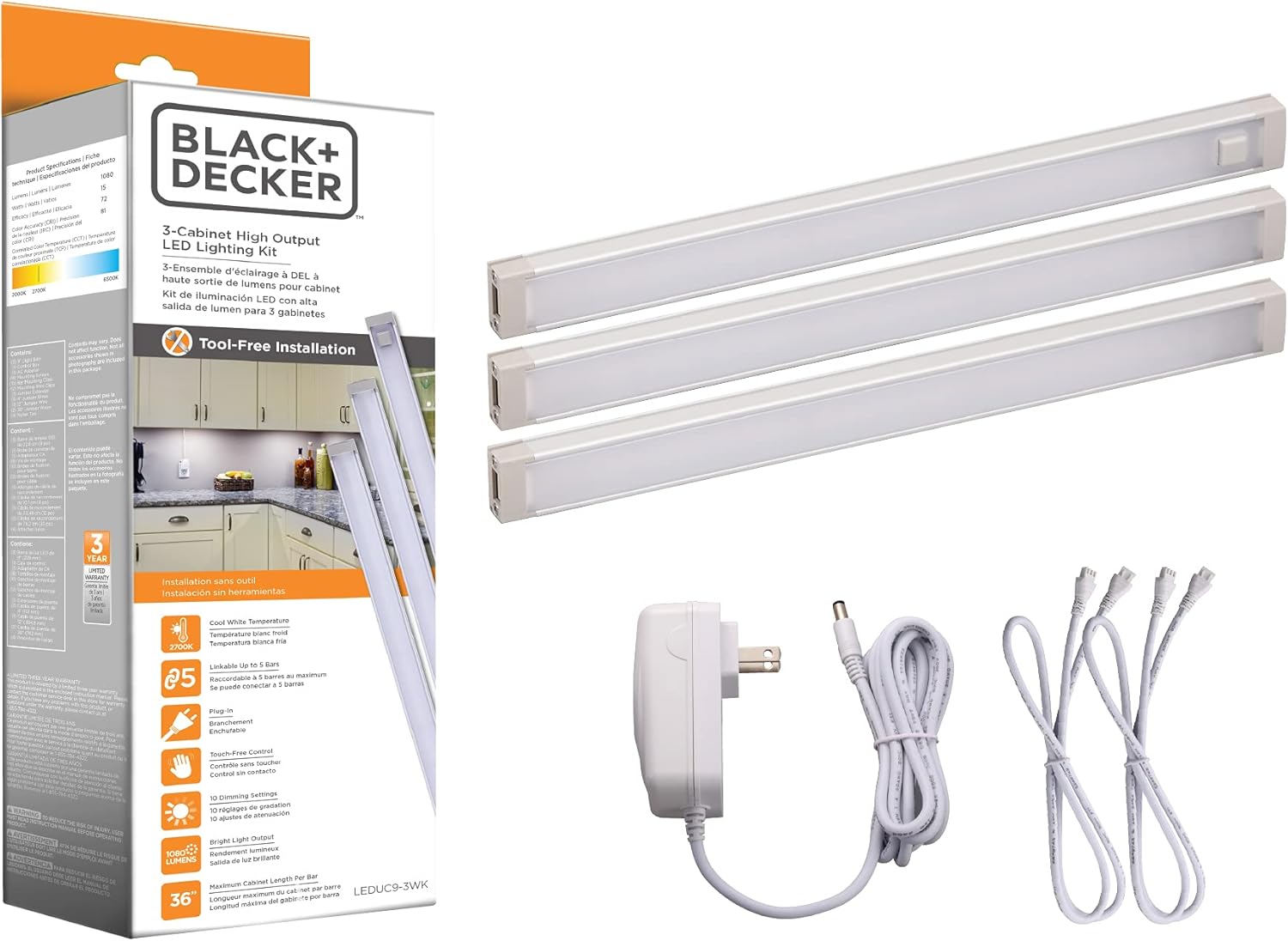 BLACK+DECKER LED Under Cabinet Kit