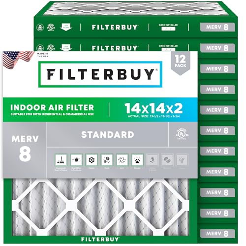Filterbuy 14x14x2 MERV 8