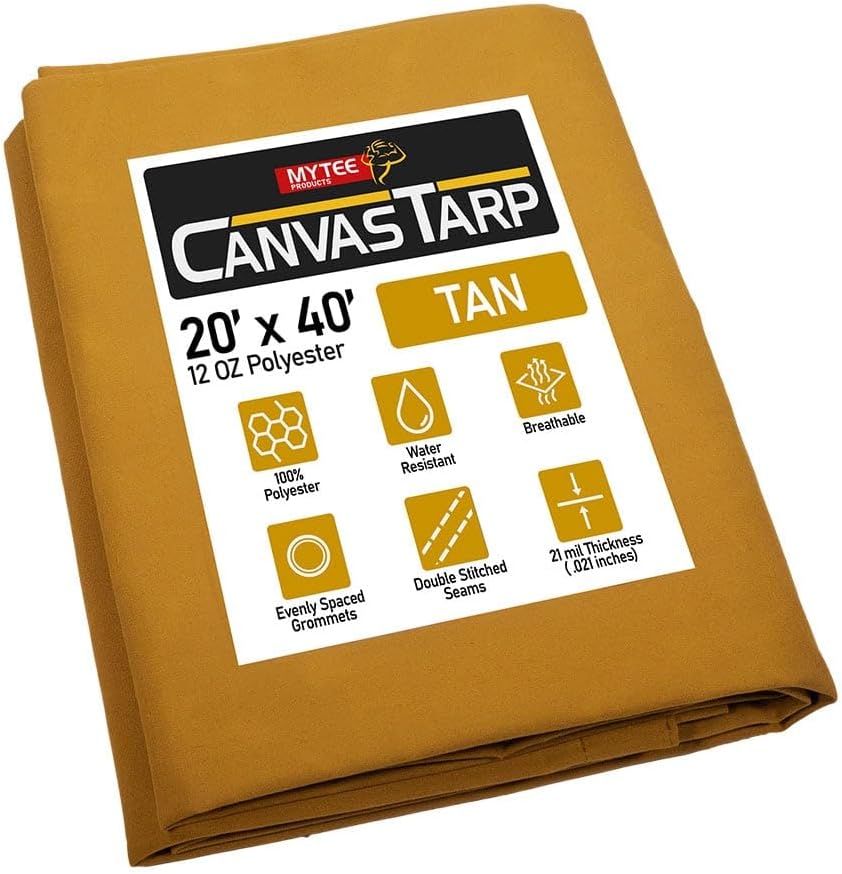 Mytee 20' x 40' Canvas Tarp