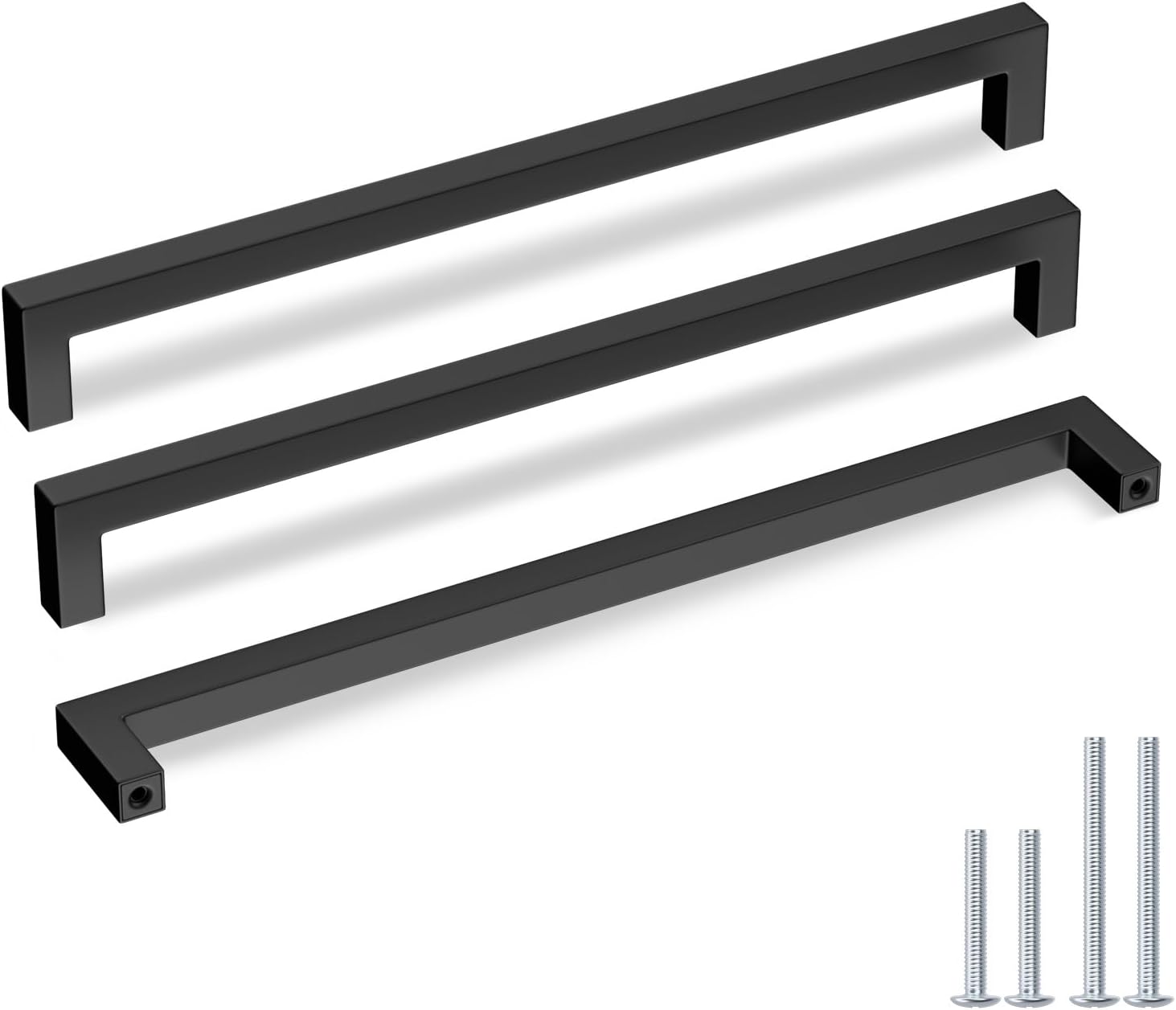 Goldenwarm Black Bar Pull (288mm)