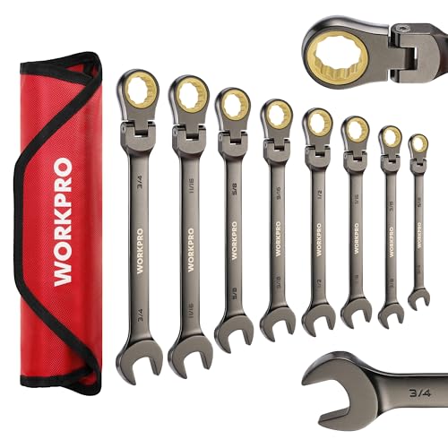 WORKPRO 8-piece Flex-Head Ratcheting (SAE)