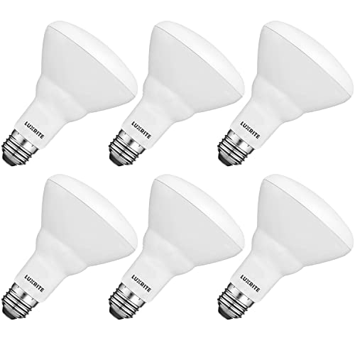 LUXRITE 6-Pack BR30 4000K (Dimmable)