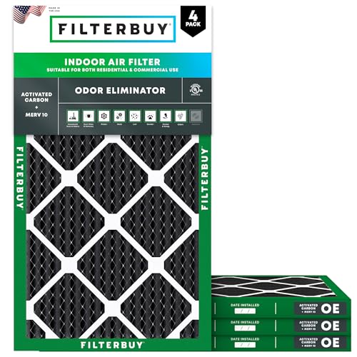 Filterbuy 16x25x1 MERV 8 (4-Pack)