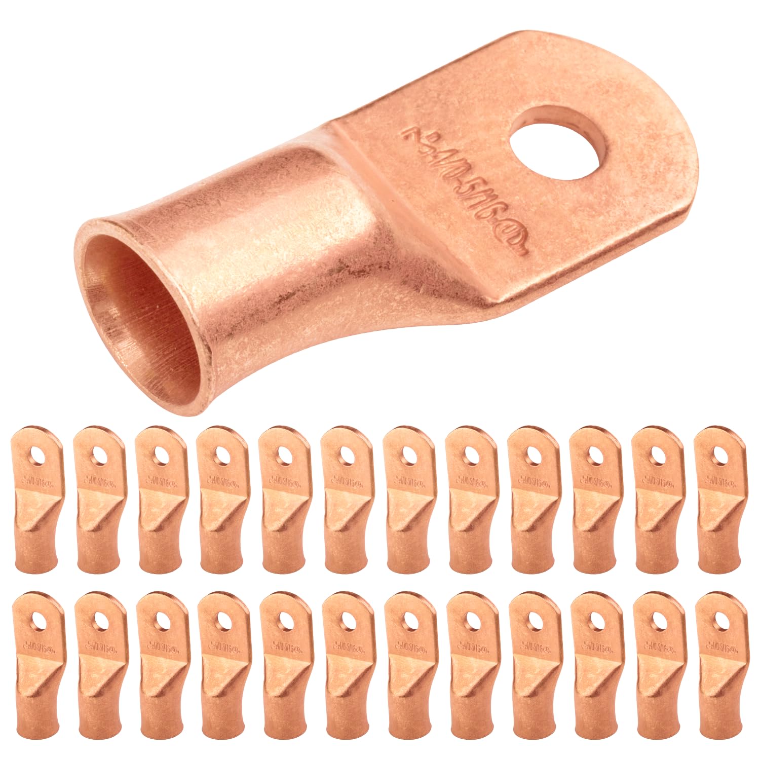 SELTERM 25pcs 4/0 AWG 5/16" Stud Lugs