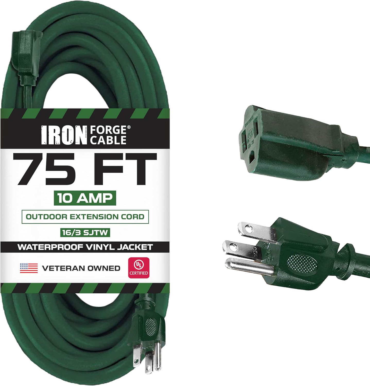 IRON FORGE CABLE 75 Ft 16/3 SJTW
