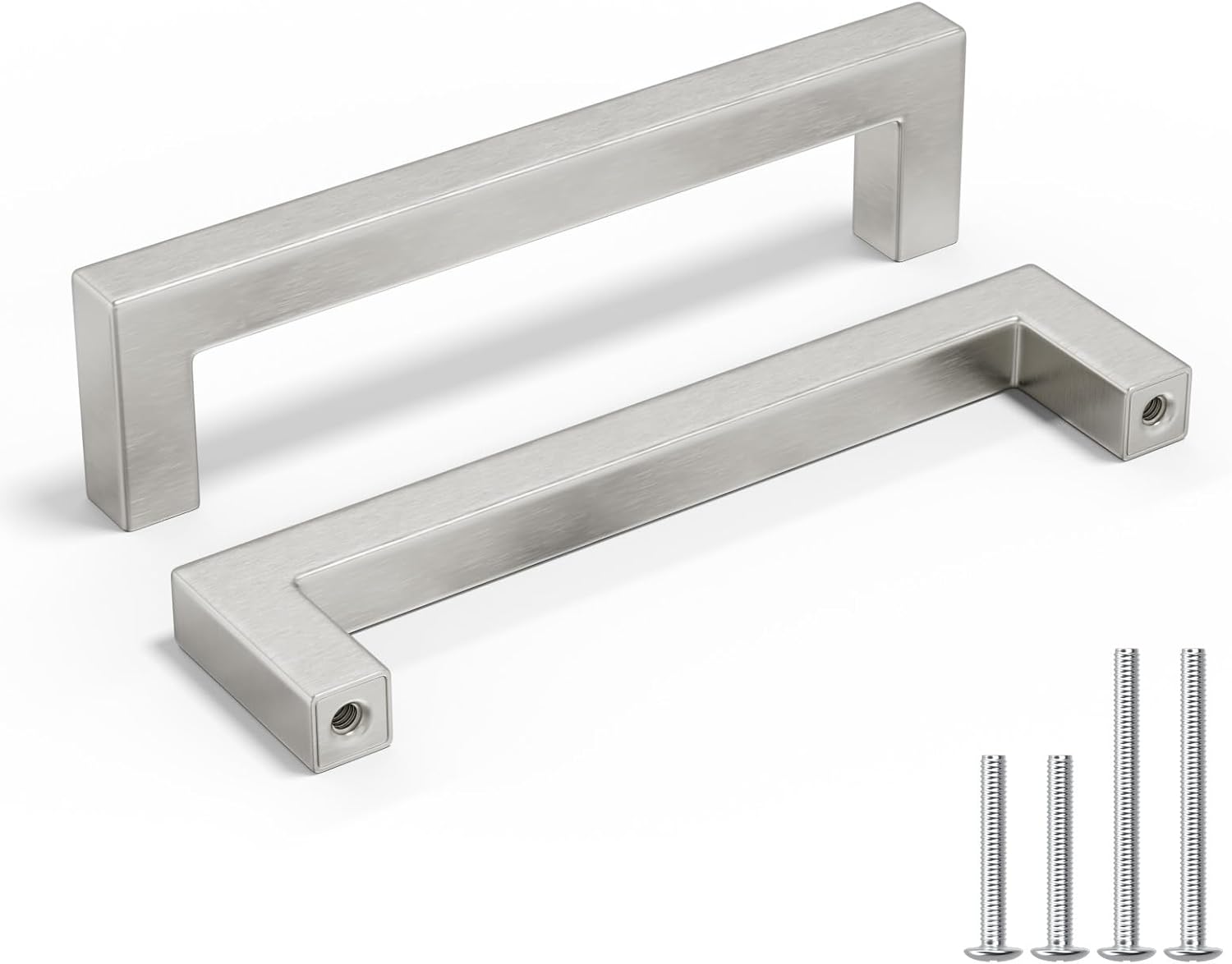 homdiy 5" Brushed Nickel Pulls