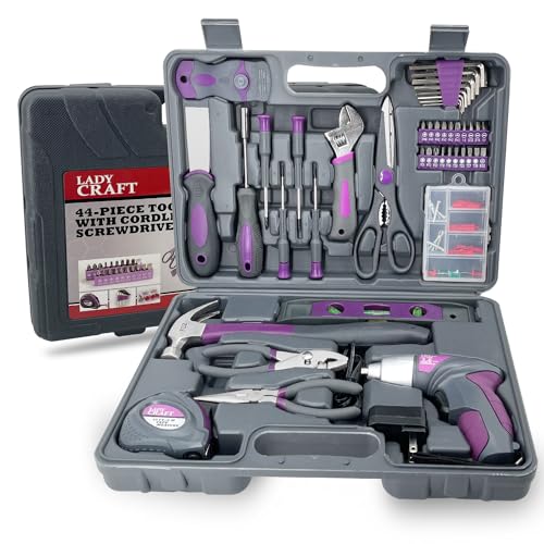 44PCS 4V Cordless Screwdriver Tool Kit