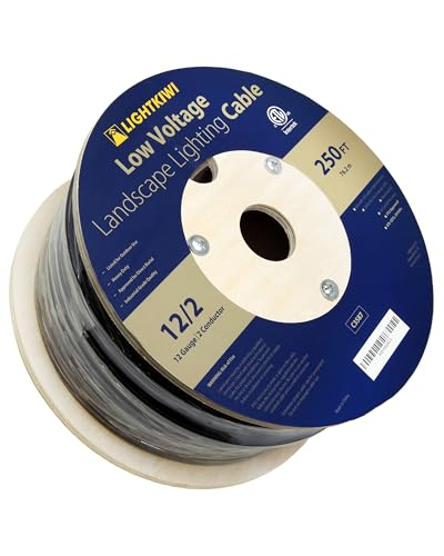 Lightkiwi 12/2 Low Voltage Landscape Lighting Wire