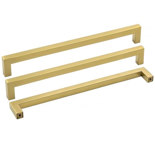 goldenwarm Gold Drawer Pulls 10in Brass Hardware
