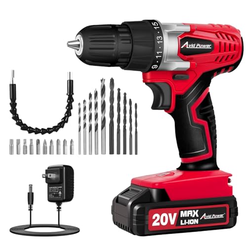 AVID POWER 20V MAX Cordless Drill Set