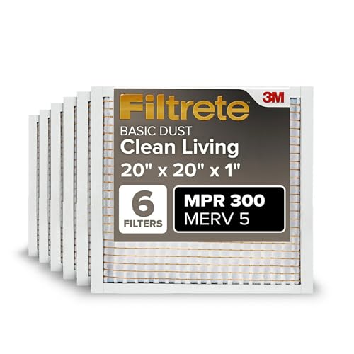 Filtrete 20x20x1 AC Furnace Air Filter (6-Pack)