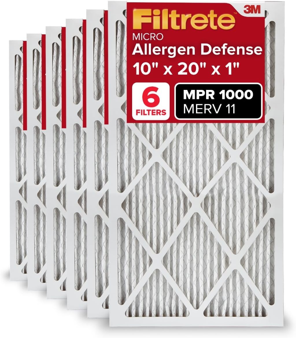 Filtrete 10x20x1 MERV 11 (6-pack)