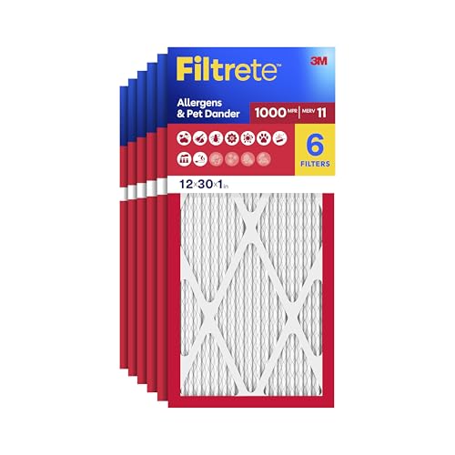 Filtrete 12x30x1 MERV 11 — 6 Pack