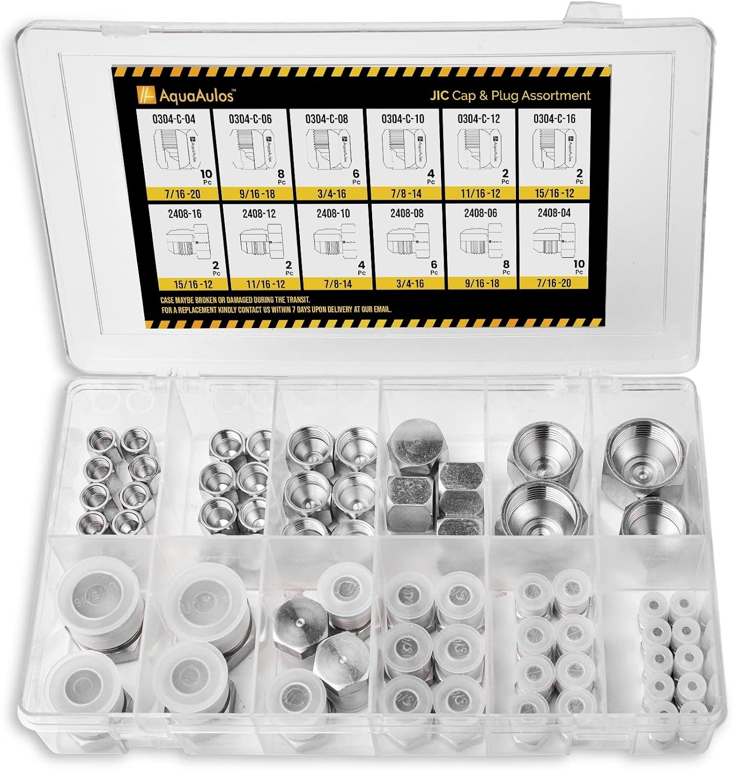 64 Pcs. JIC 37 Flare Cap & Plug Kit