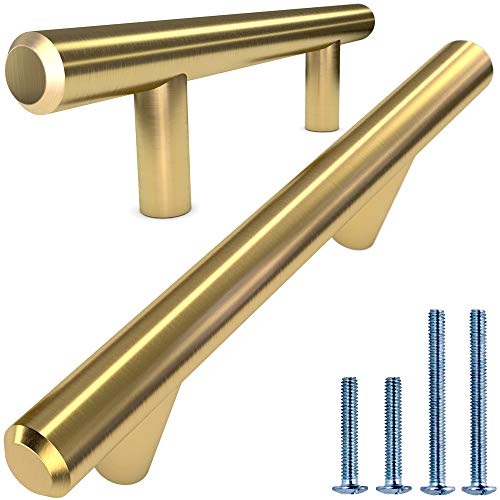 ALPINE HARDWARE Gold Brass Euro Pull (3" HC)