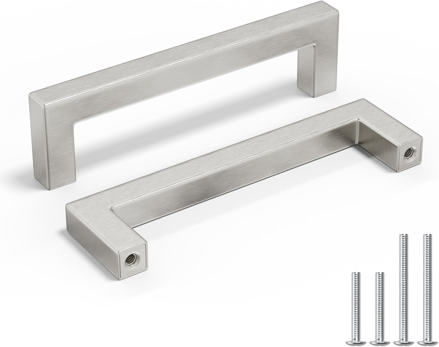 homdiy 30 Pack 4 Inch Brushed Nickel Pulls