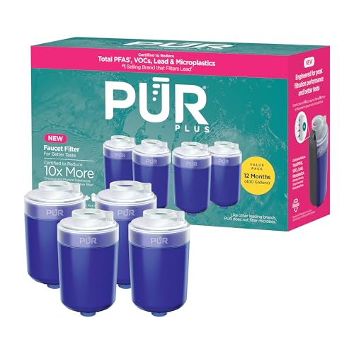 PUR Plus Faucet Mount Replacement Filter (4-Pack)