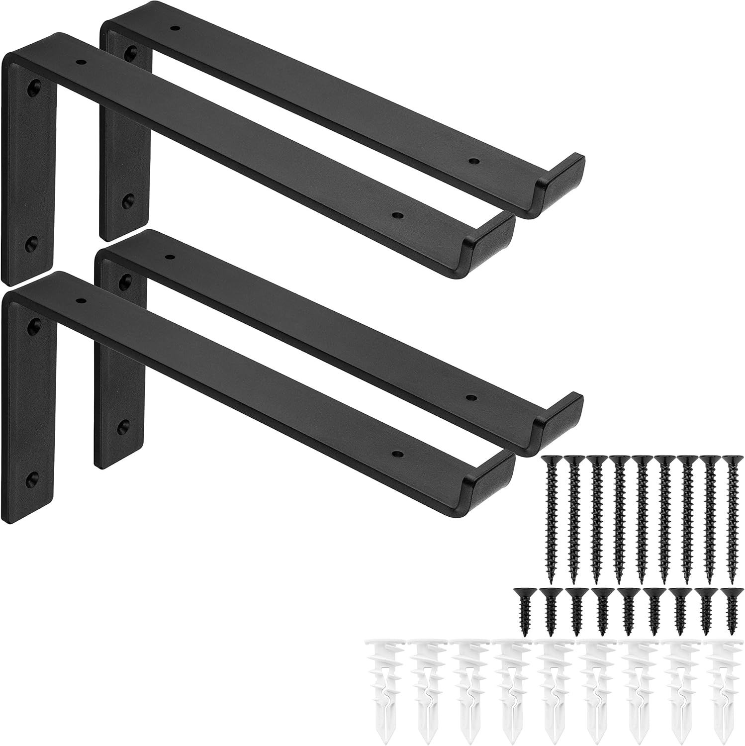 Premium Heavy-Duty Shelf Brackets (11.25")
