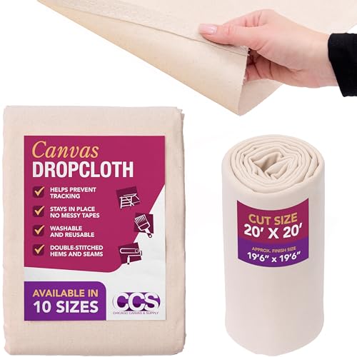 CCS Canvas Drop Cloth 20x20 Ft