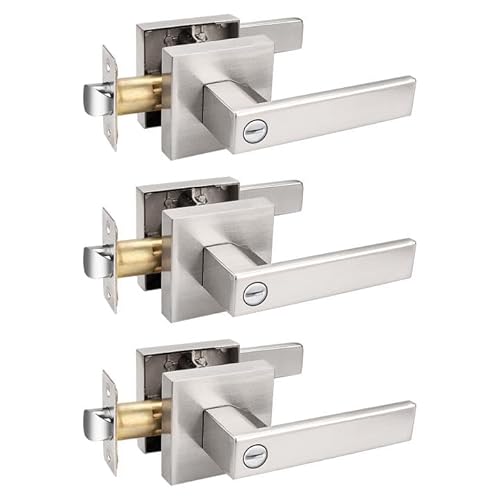 Probrico 3 Pack Bed and Bath Door Locks
